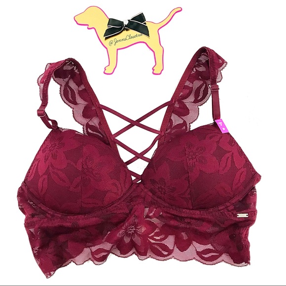 •Victoria’s Secret PINK• Longline Strappy bralette - Picture 2 of 5